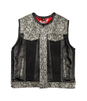 PYTHON COBRA LEATHER CUT OFF