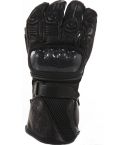 LEATHER BIKER AIRMESH GLOVES