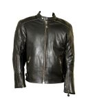 RETRO ANTIQUE LEATHER CLASSIC BIKER JACKET