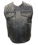 BLUE DIAMOND LEATHER CUT OFF  (DELIVERY 4/5 WEEKS)