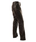 BIKERS LEATHER BLACK HIDE JEANS 