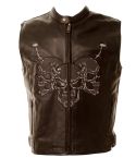 SKULL BLACK LEATHER WC