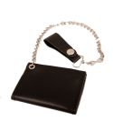 LEATHER BIKER CHAIN WALLET 