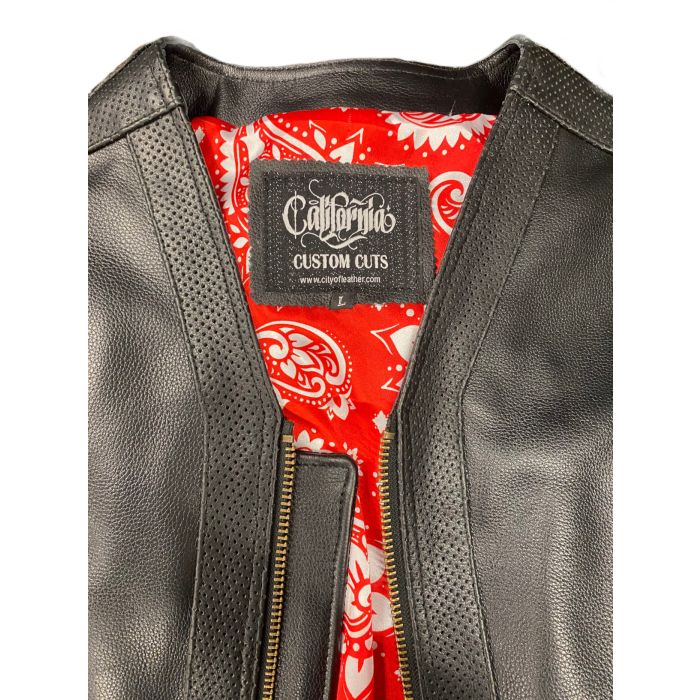 BAD BOY LEATHER CUT OFF DELIVERY 3 4 WEEKS