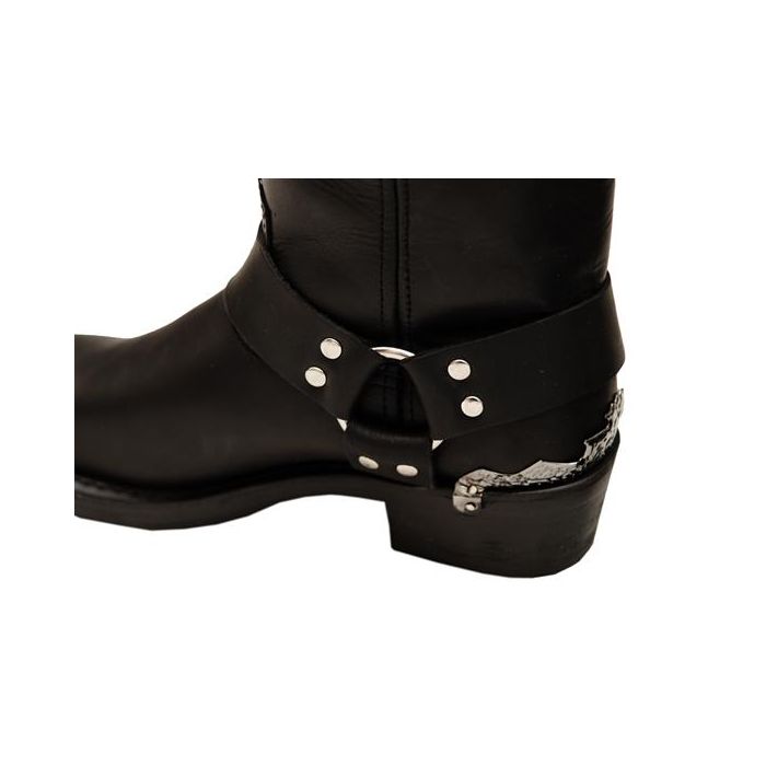 Black harness boots men 2025