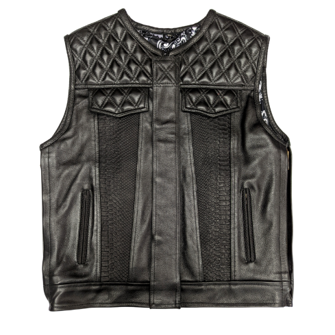 BLACK DIAMOND COBRA LEATHER CUT OFF 