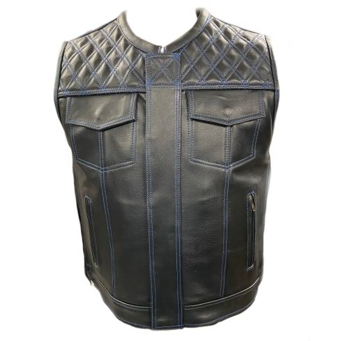 BLUE DIAMOND LEATHER CUT OFF  (DELIVERY 3/4 WEEKS)