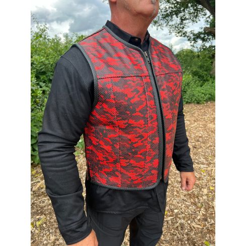 RED CAMO (SHORT BACK) EURO CUT