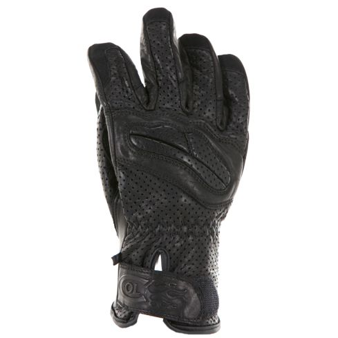 LEATHER BIKER RETRO PADDED GLOVES